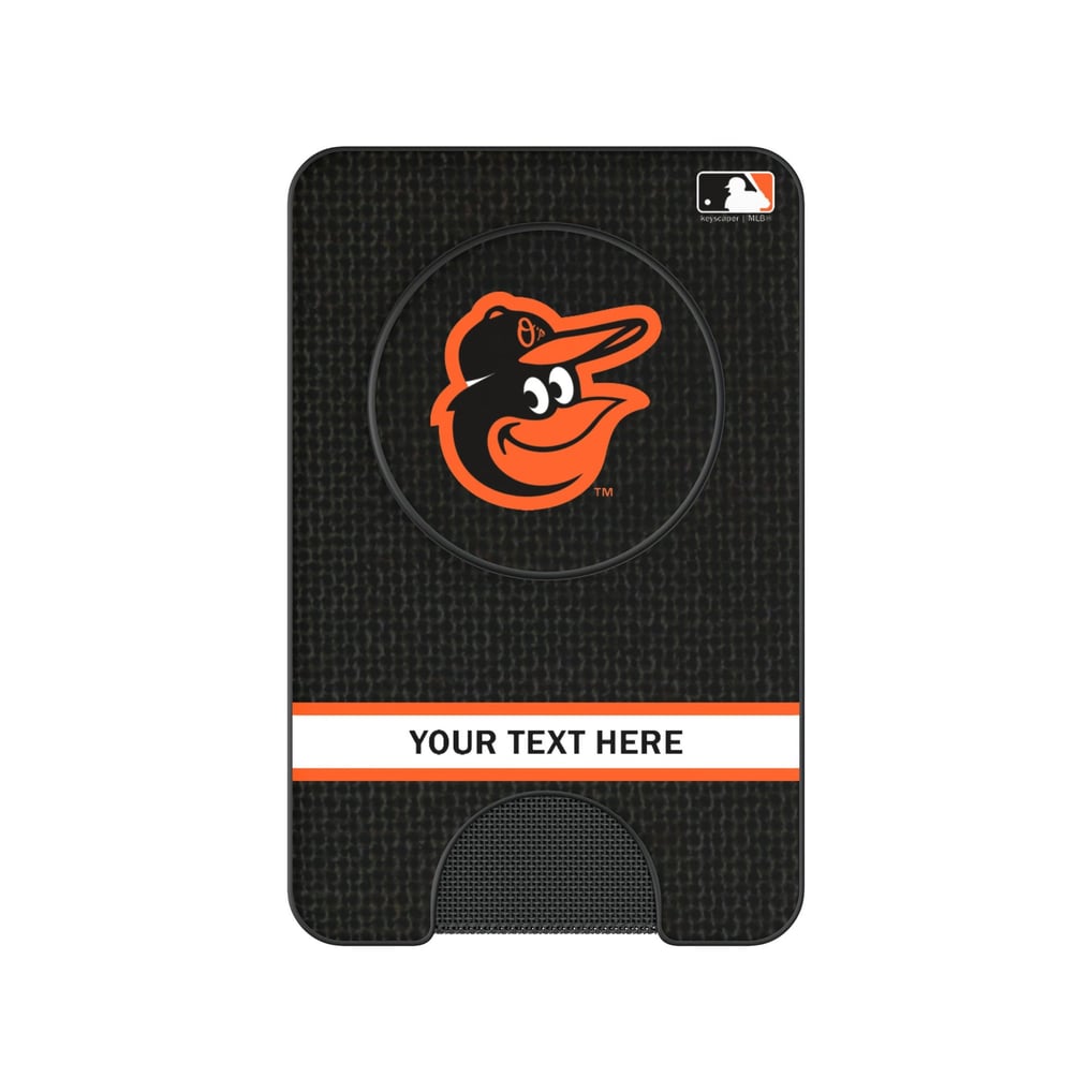 Baltimore Orioles Keyscaper Personalized Solid PopSockets Magnetic Wallet