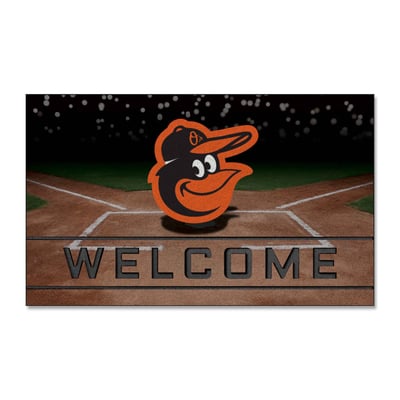 Baltimore Orioles Logo Brands 18" x 30" Crumb Rubber Door Mat