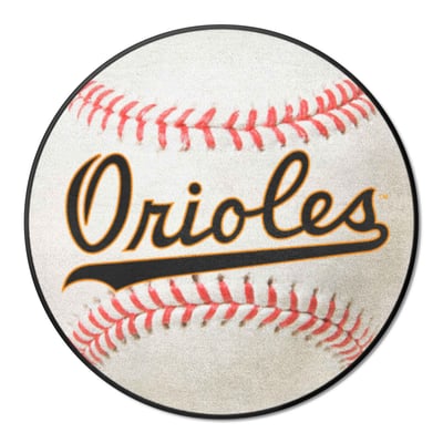  Baltimore Orioles Logo Brands 27" Diameter Baseball Mat
