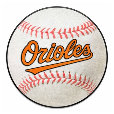  Baltimore Orioles Logo Brands 27" Diameter Baseball Mat