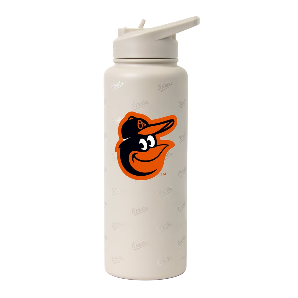 Baltimore Orioles Logo Brands 34oz. Sand Ghost Quencher Bottle