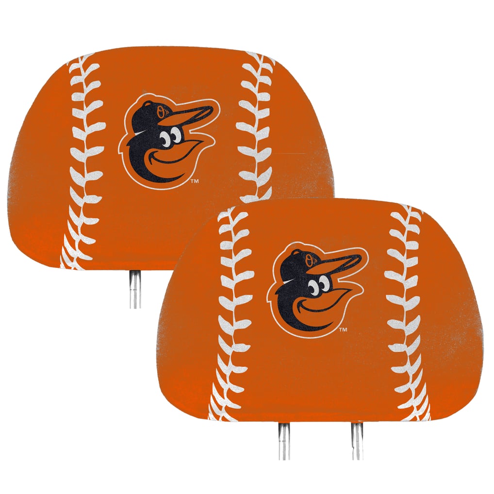 Baltimore Orioles Logo Brands Printed Two-Pack Headrest Covers