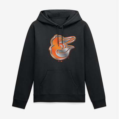 Baltimore Orioles Big & Tall Forged Mascot Hoodie - Black