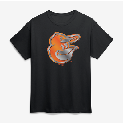Baltimore Orioles Big & Tall Forged Mascot T-Shirt - Black