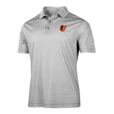 Baltimore Orioles Columbia Crosscurrent Polo - Gray