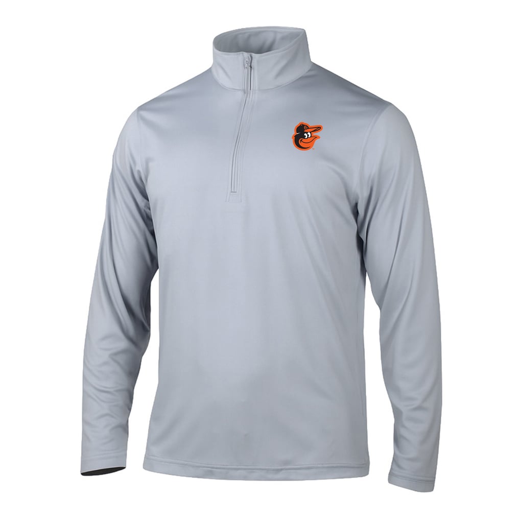 Baltimore Orioles Columbia Fairway Break Quarter-Zip Pullover - Gray