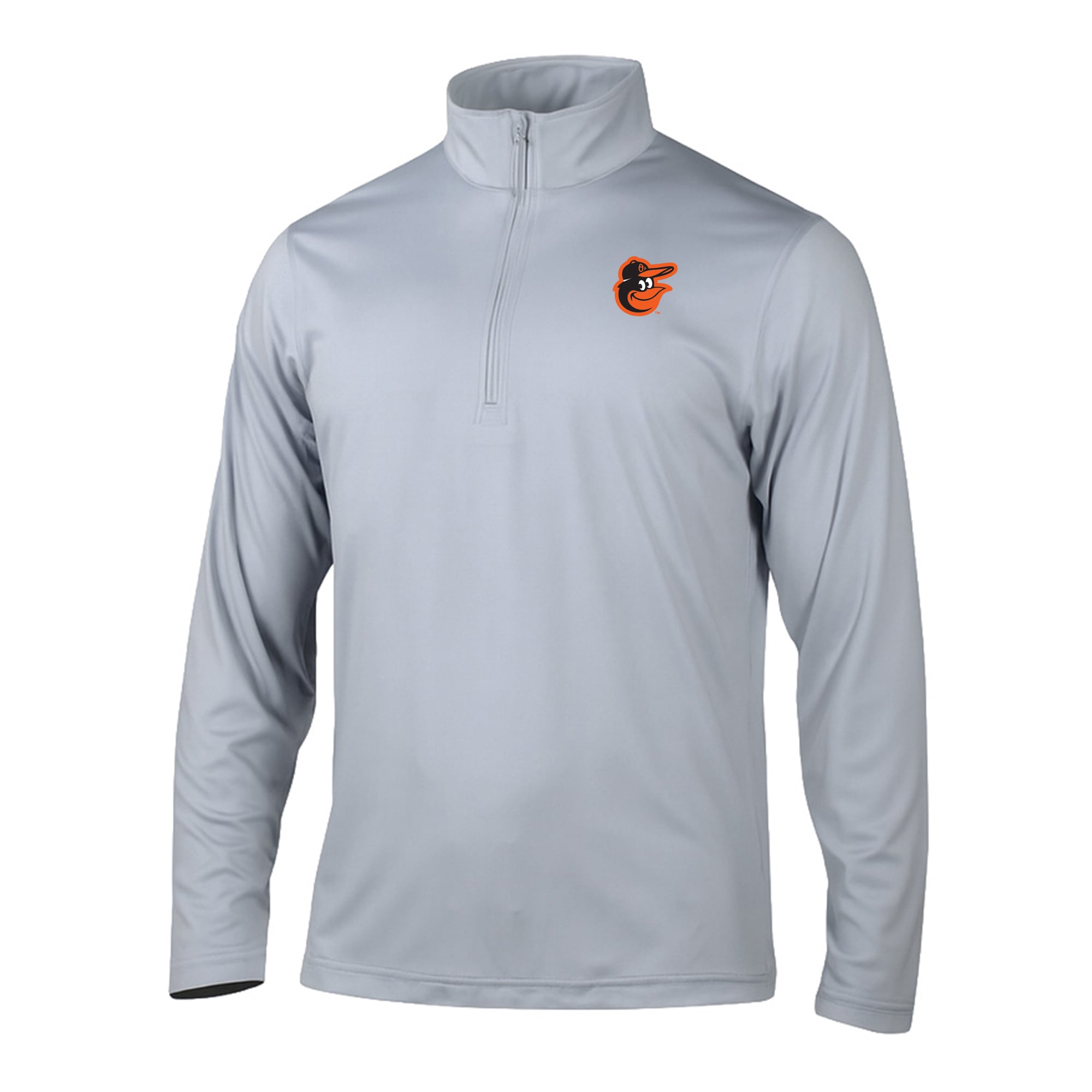 Columbia Baltimore Orioles Gray Fairway Break Quarter-Zip Pullover