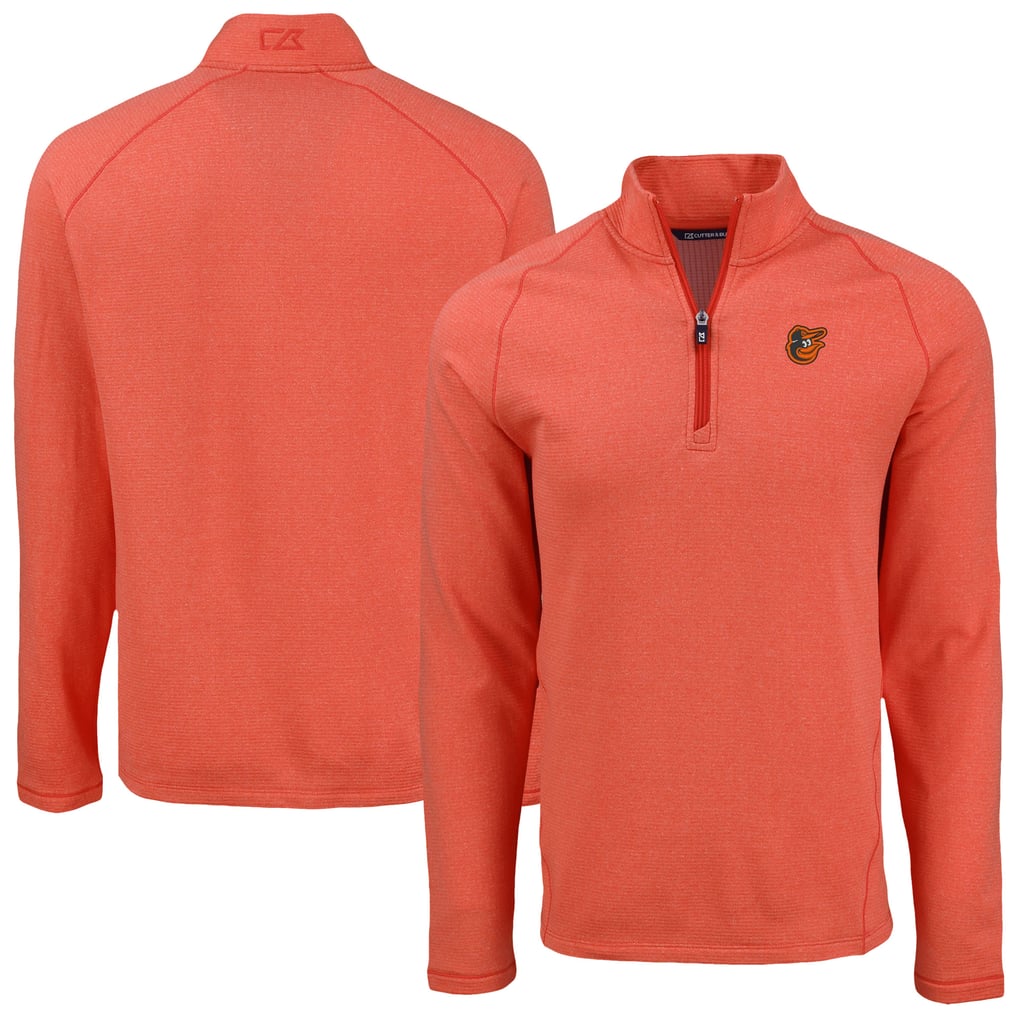 Men's Baltimore Orioles Cutter & Buck Heather Orange Peshastin Eco ...