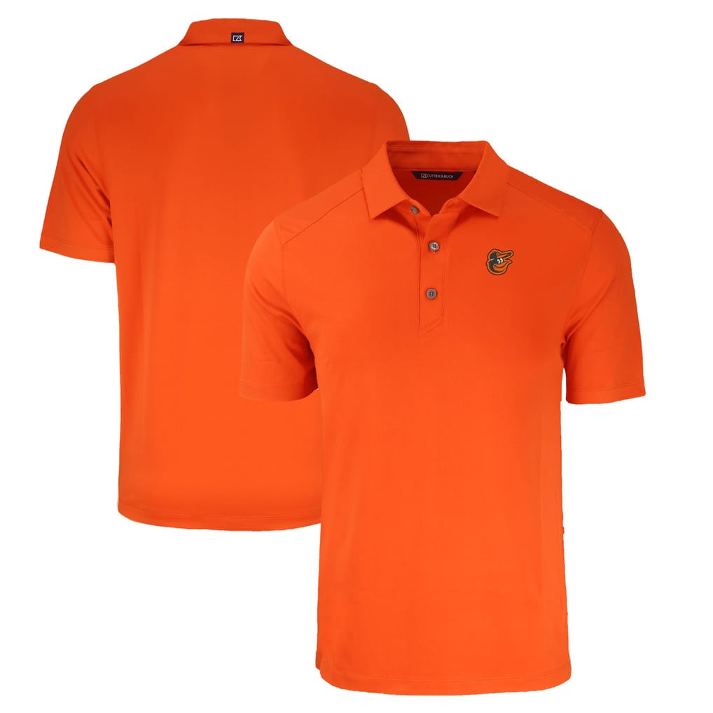 Baltimore Orioles Cutter & Buck Forge Eco Stretch Recycled Polo - Orange