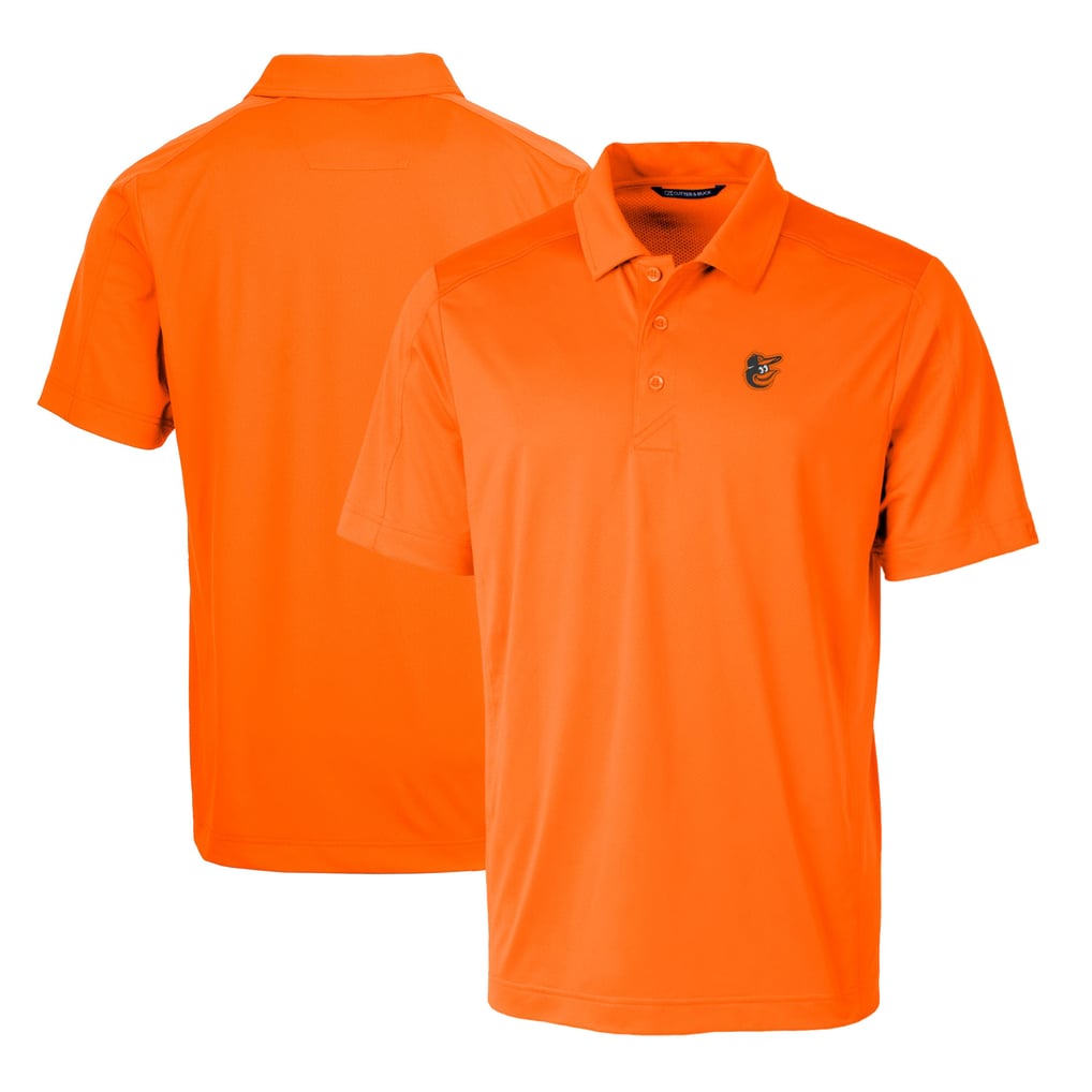Baltimore Orioles Cutter & Buck Prospect Textured Stretch Polo - Orange