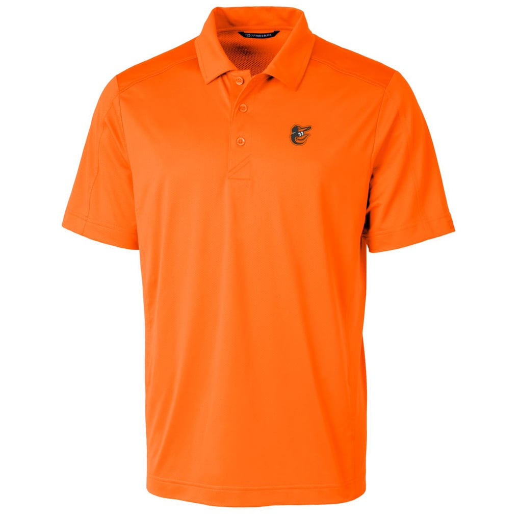 Baltimore Orioles Cutter & Buck Prospect Textured Stretch Polo - Orange