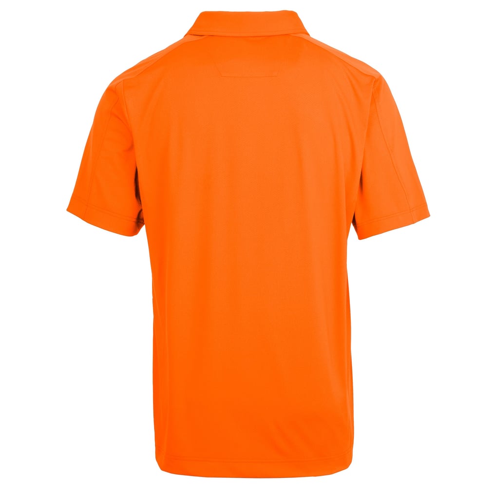 Baltimore Orioles Cutter & Buck Prospect Textured Stretch Polo - Orange