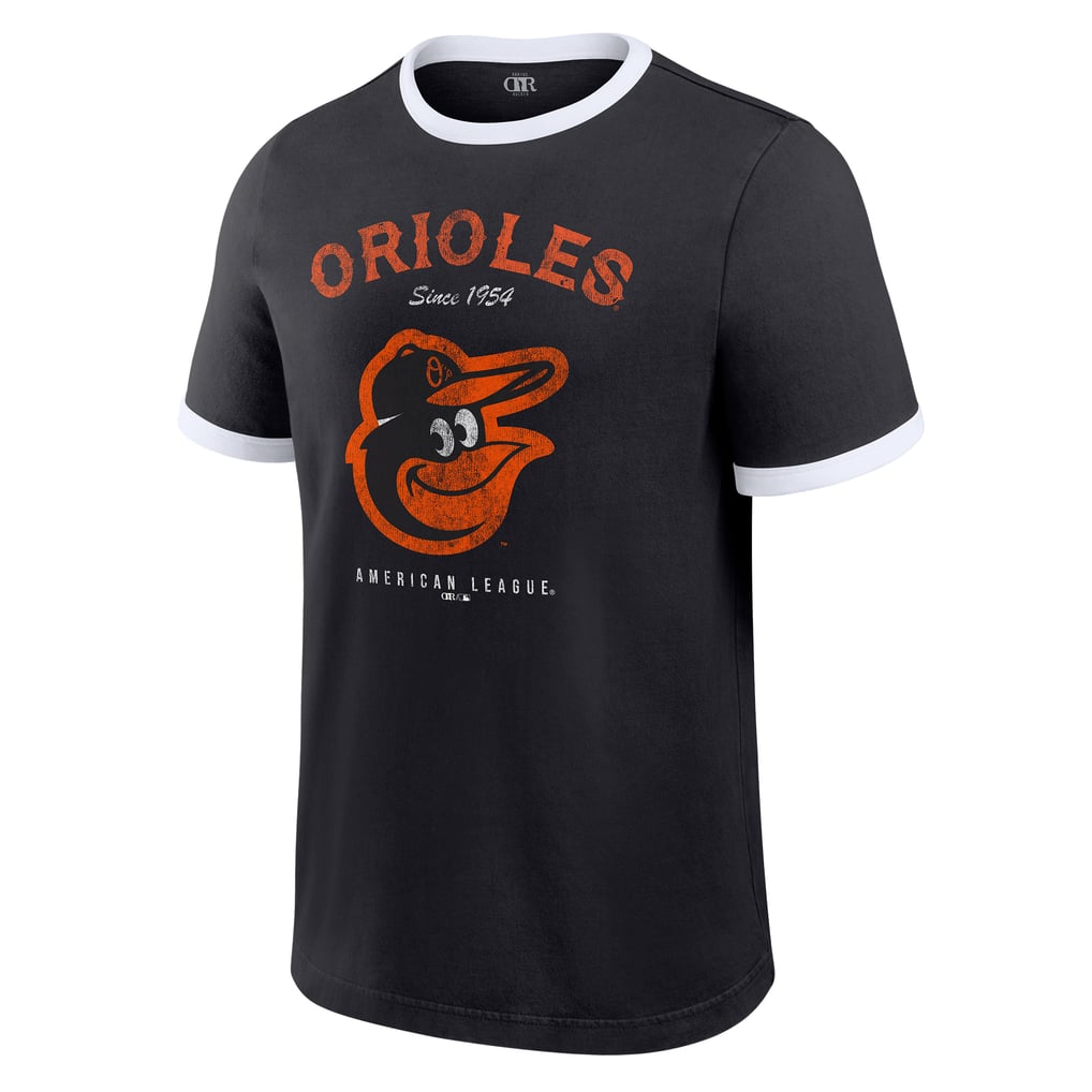  Baltimore Orioles Darius Rucker Collection by Fanatics Washed Ringer T-Shirt - Black