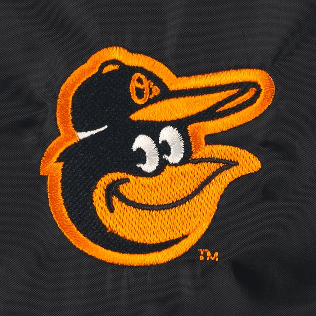  Baltimore Orioles Dunbrooke Coach's Raglan Full-Snap Windbreaker Jacket - Black