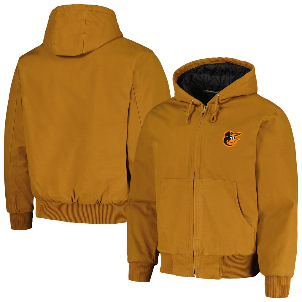Baltimore Orioles Dunbrooke Dakota Work Full-Zip Hoodie Jacket - Brown