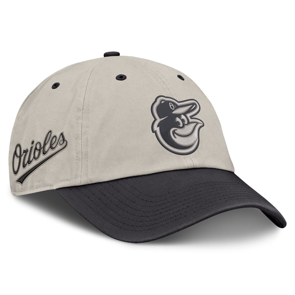 Baltimore Orioles Fanatics Frame Adjustable Hat - Beige/Charcoal