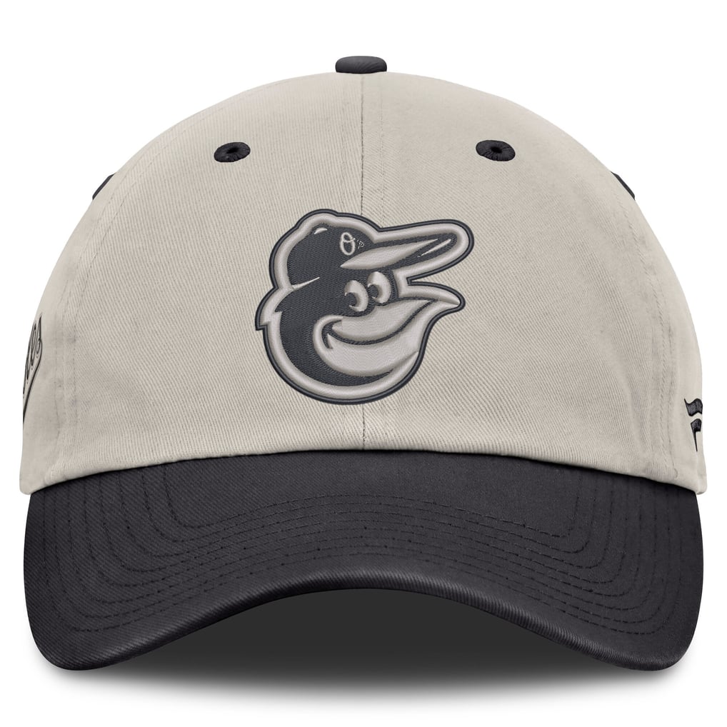 Baltimore Orioles Fanatics Frame Adjustable Hat - Beige/Charcoal