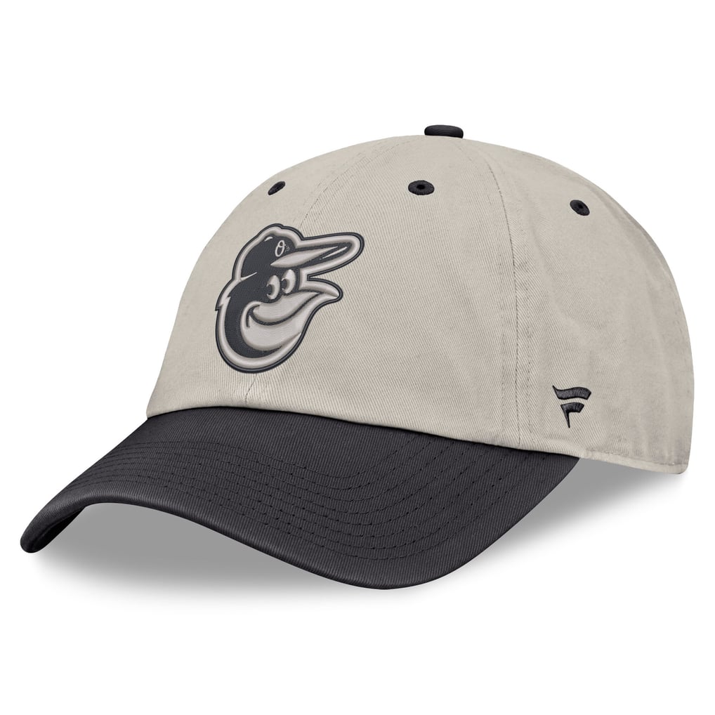 Baltimore Orioles Fanatics Frame Adjustable Hat - Beige/Charcoal