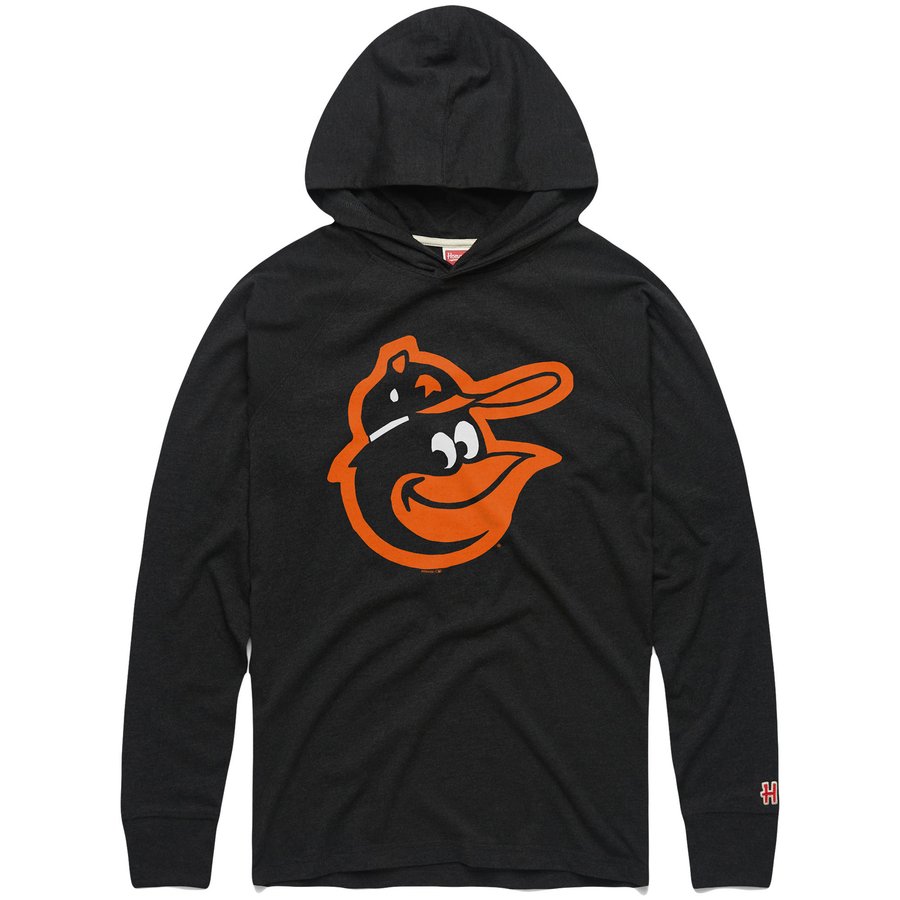 Men's Baltimore Orioles Homage Charcoal Lightweight Raglan Tri-Blend ...