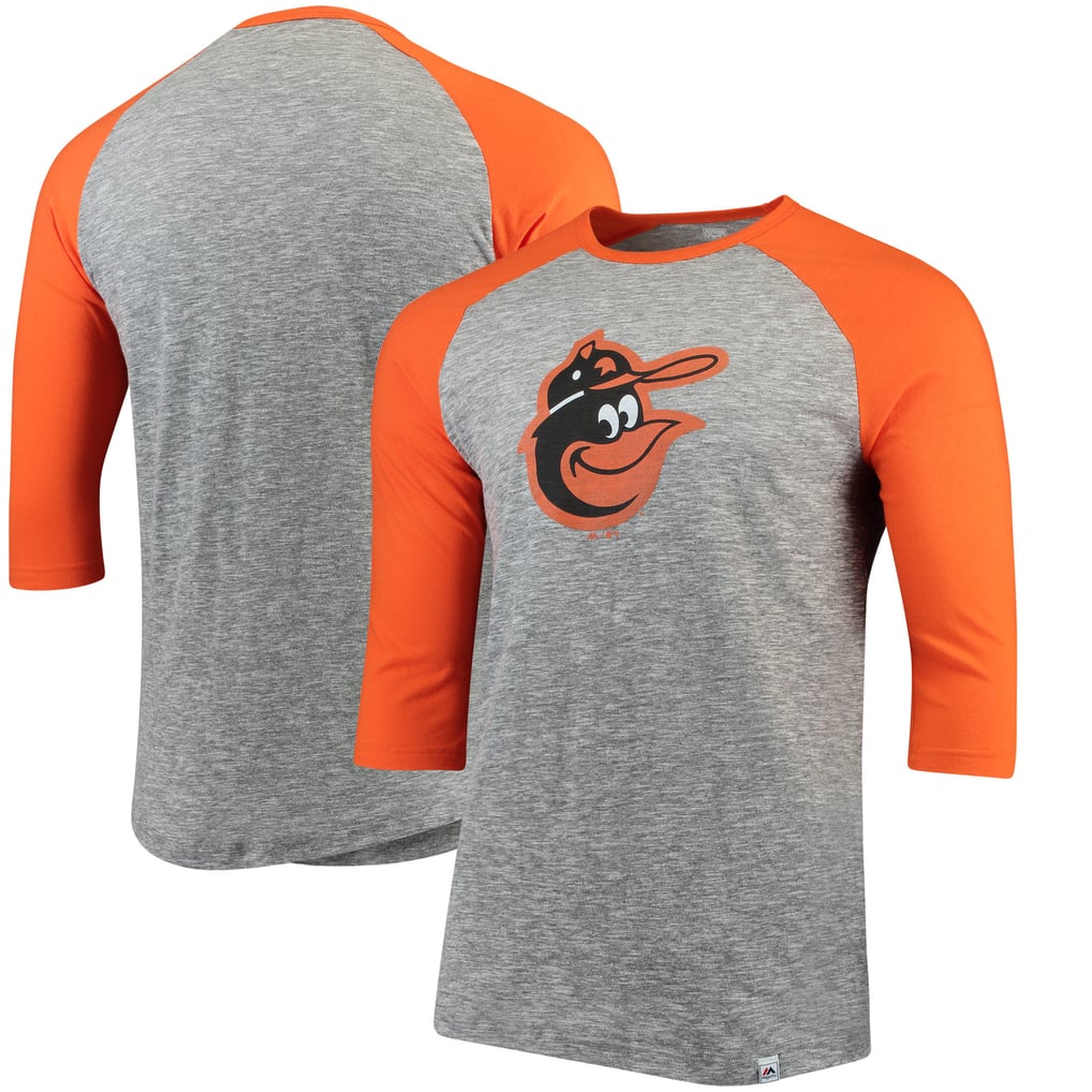 Men's Baltimore Orioles Majestic Gray/Orange Cooperstown Collection ...