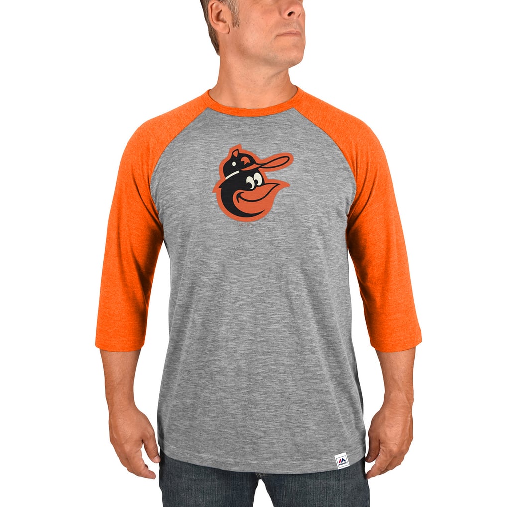 Men's Baltimore Orioles Majestic Gray/Orange Cooperstown Collection ...