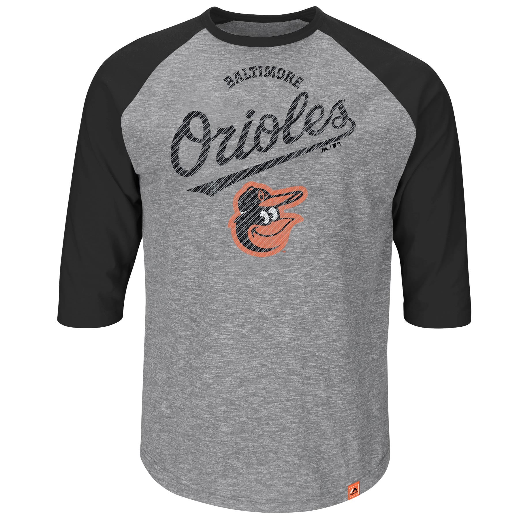 Men's Baltimore Orioles Majestic Heathered Gray Big & Tall Fast Win ...