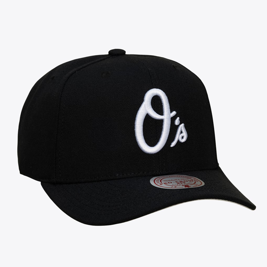 Baltimore Orioles Mitchell & Ness Pro Crown Snapback - Black
