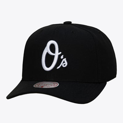 Baltimore Orioles Mitchell & Ness Pro Crown Snapback - Black
