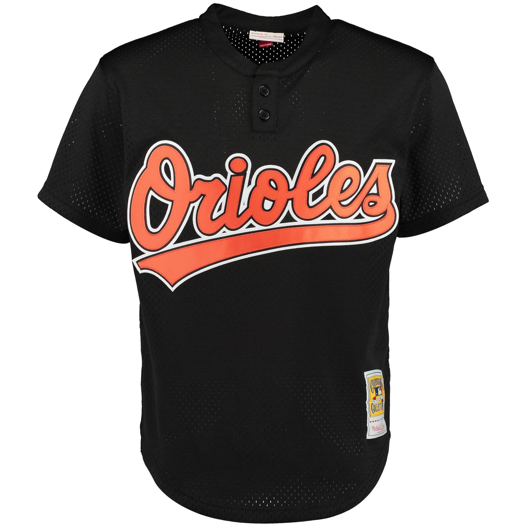 Men's Baltimore Orioles Roberto Alomar Mitchell & Ness Black