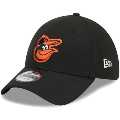 Baltimore Orioles New Era Logo 39THIRTY Flex Hat - Black
