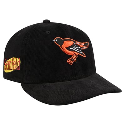Baltimore Orioles New Era Seinfeld Low Profile 59FIFTY Fitted Hat - Black