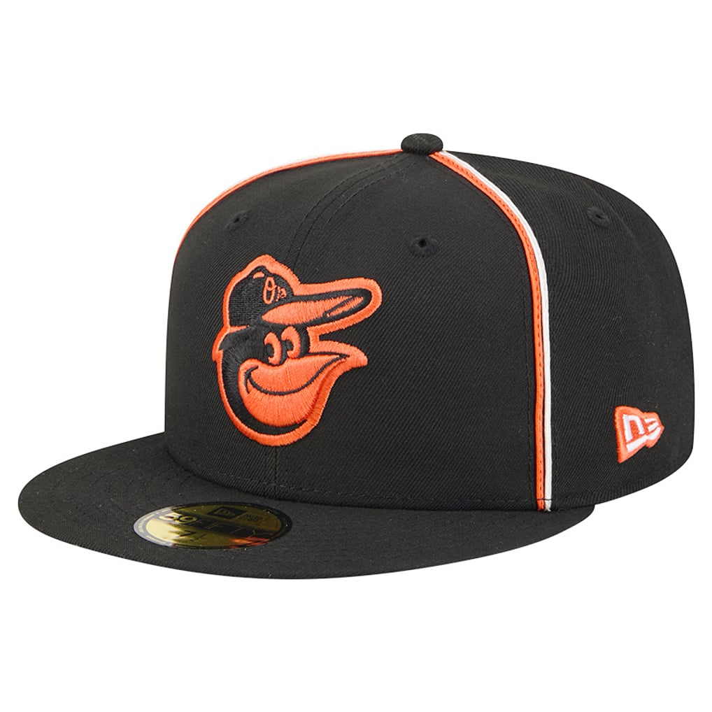 Baltimore Orioles New Era Soutache 59FIFTY Fitted Hat - Black