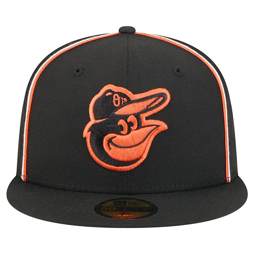 Baltimore Orioles New Era Soutache 59FIFTY Fitted Hat - Black