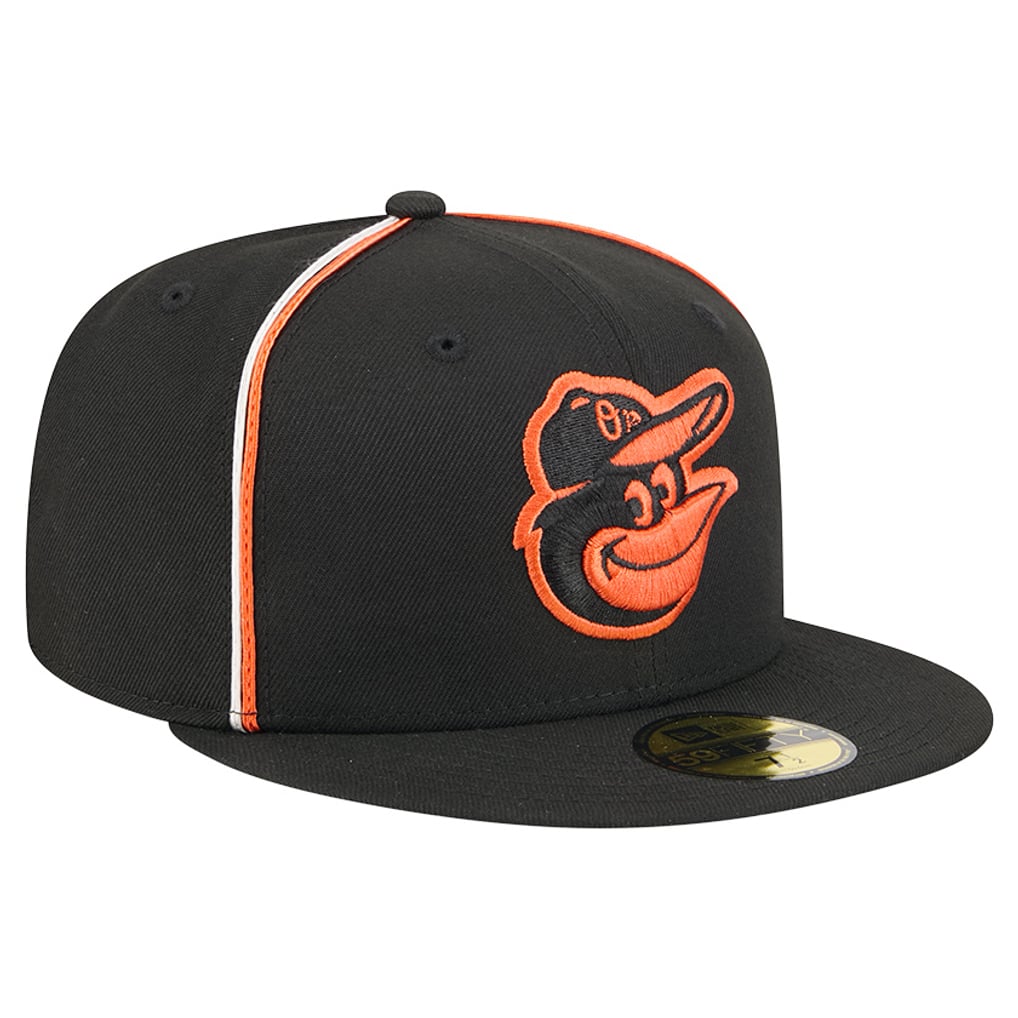 Baltimore Orioles New Era Soutache 59FIFTY Fitted Hat - Black