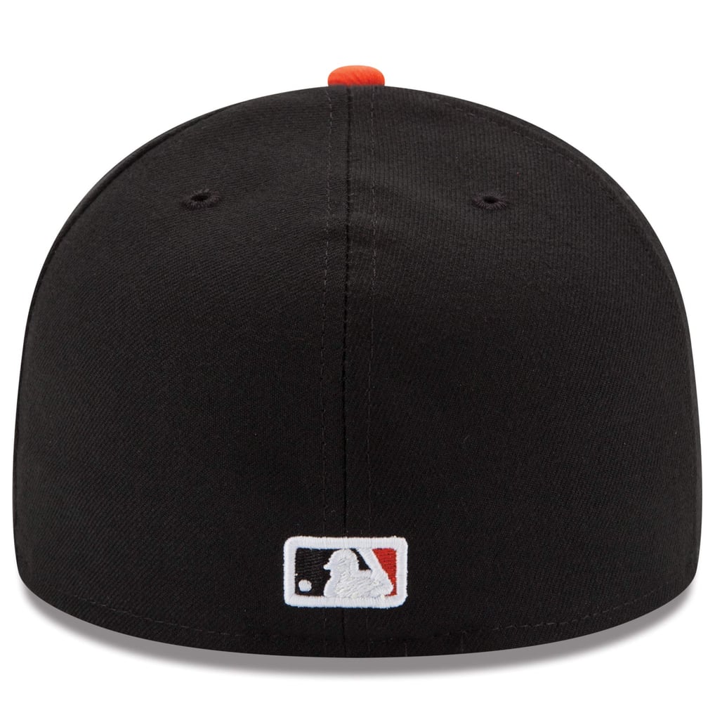 Baltimore Orioles New Era Road Authentic Collection On-Field 59FIFTY Fitted Hat - Black/Orange
