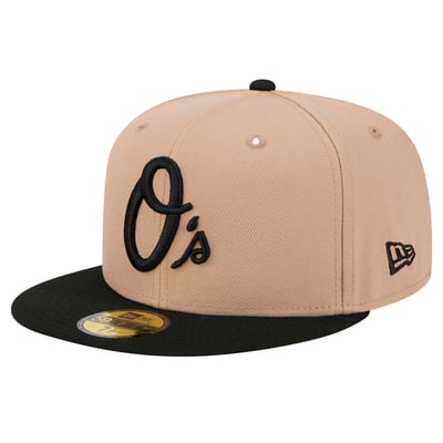 Baltimore Orioles New Era 59FIFTY Fitted Hat - Khaki