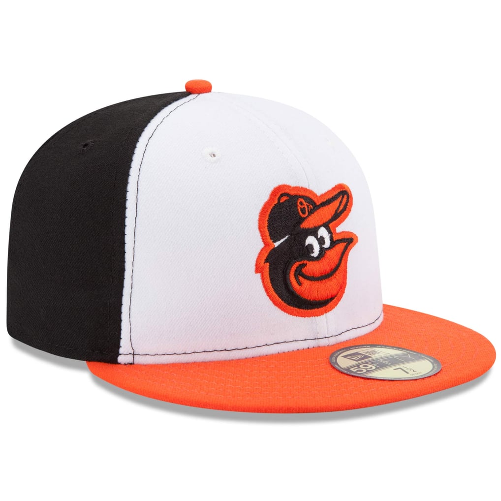 Baltimore Orioles New Era Home Authentic Collection On-Field 59FIFTY Fitted Hat - White/Orange