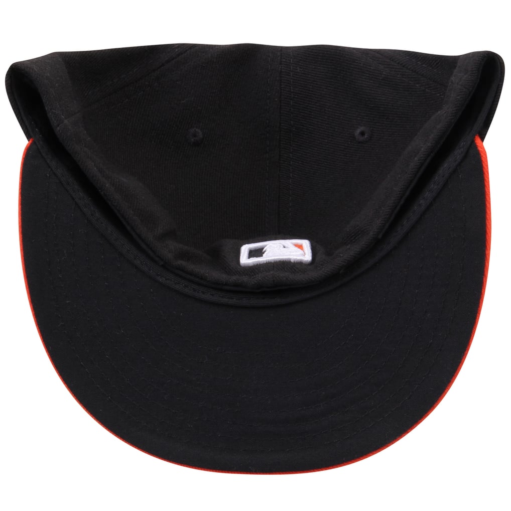 Baltimore Orioles New Era Home Authentic Collection On-Field 59FIFTY Fitted Hat - White/Orange