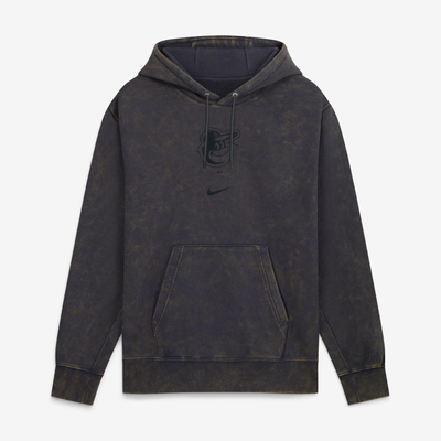  Baltimore Orioles Nike Washed Club Fleece Hoodie - Anthracite