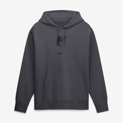  Baltimore Orioles Nike Washed Club Fleece Hoodie - Anthracite