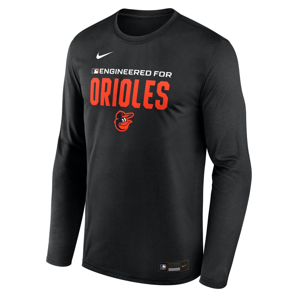 Baltimore Orioles Nike Authentic Collection Legend Dri-FIT Long Sleeve T-Shirt - Black