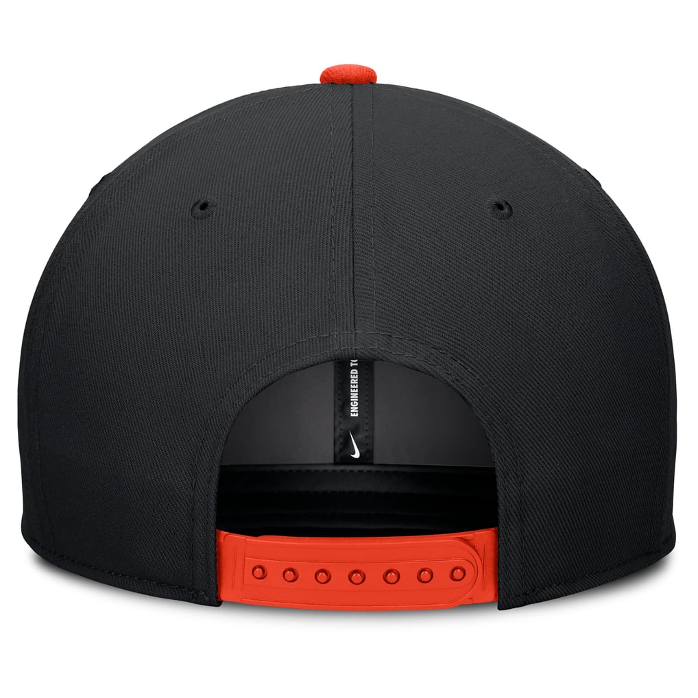 Baltimore Orioles Nike Pro Performance Snapback Hat - Black/Orange