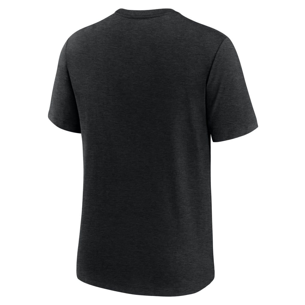 Baltimore Orioles Nike Logo Tri-Blend T-Shirt - Heather Black