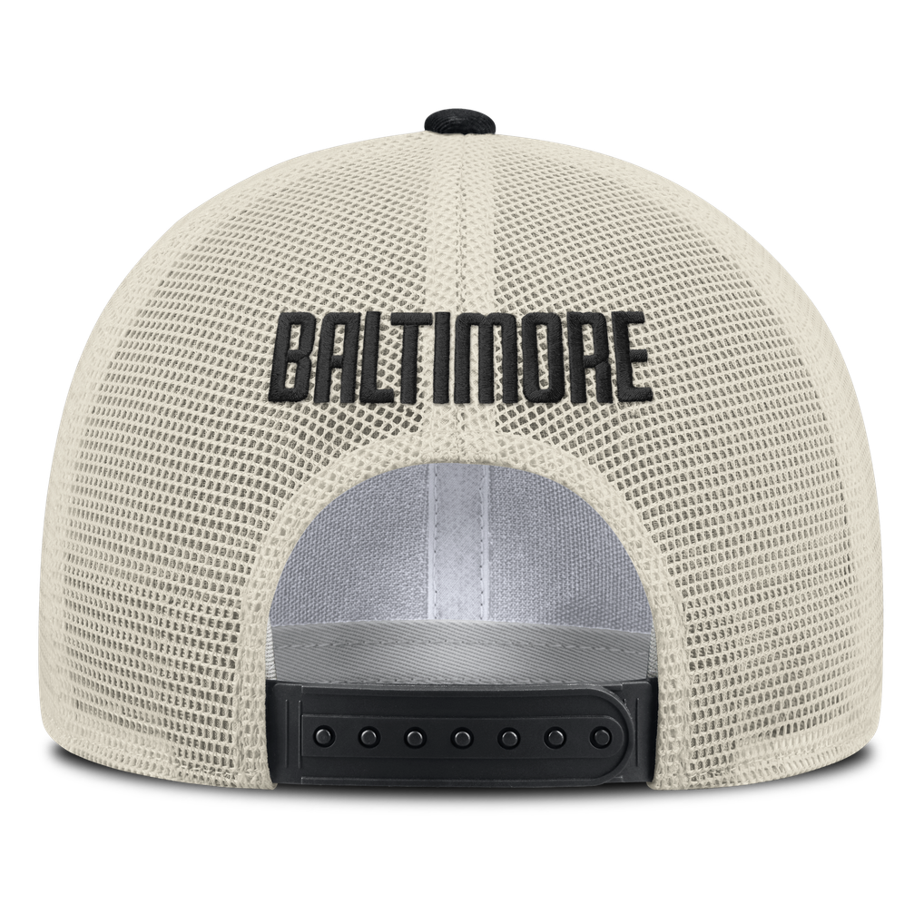 Baltimore Orioles Nike Rise Adjustable Trucker Hat - Khaki