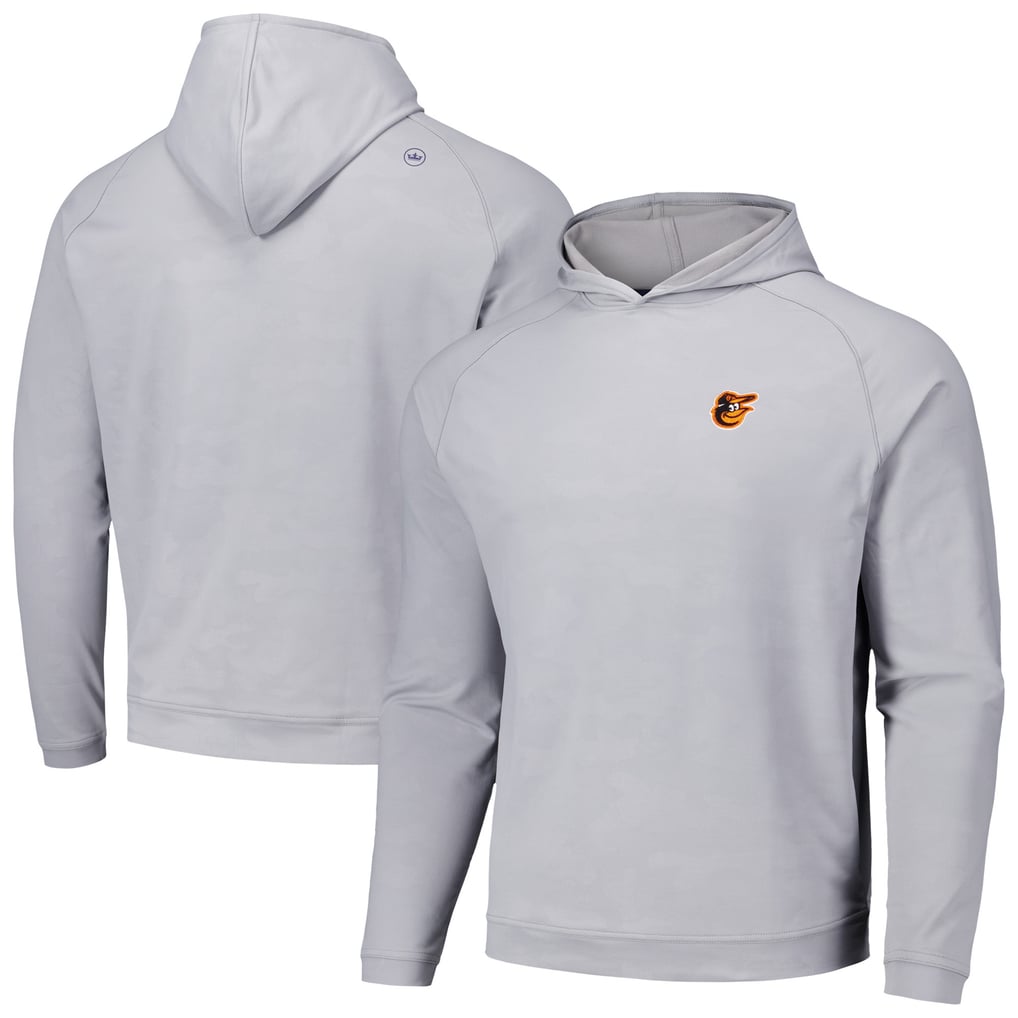 Men's Baltimore Orioles Peter Millar Gray Pine Logo Camo Performance ...