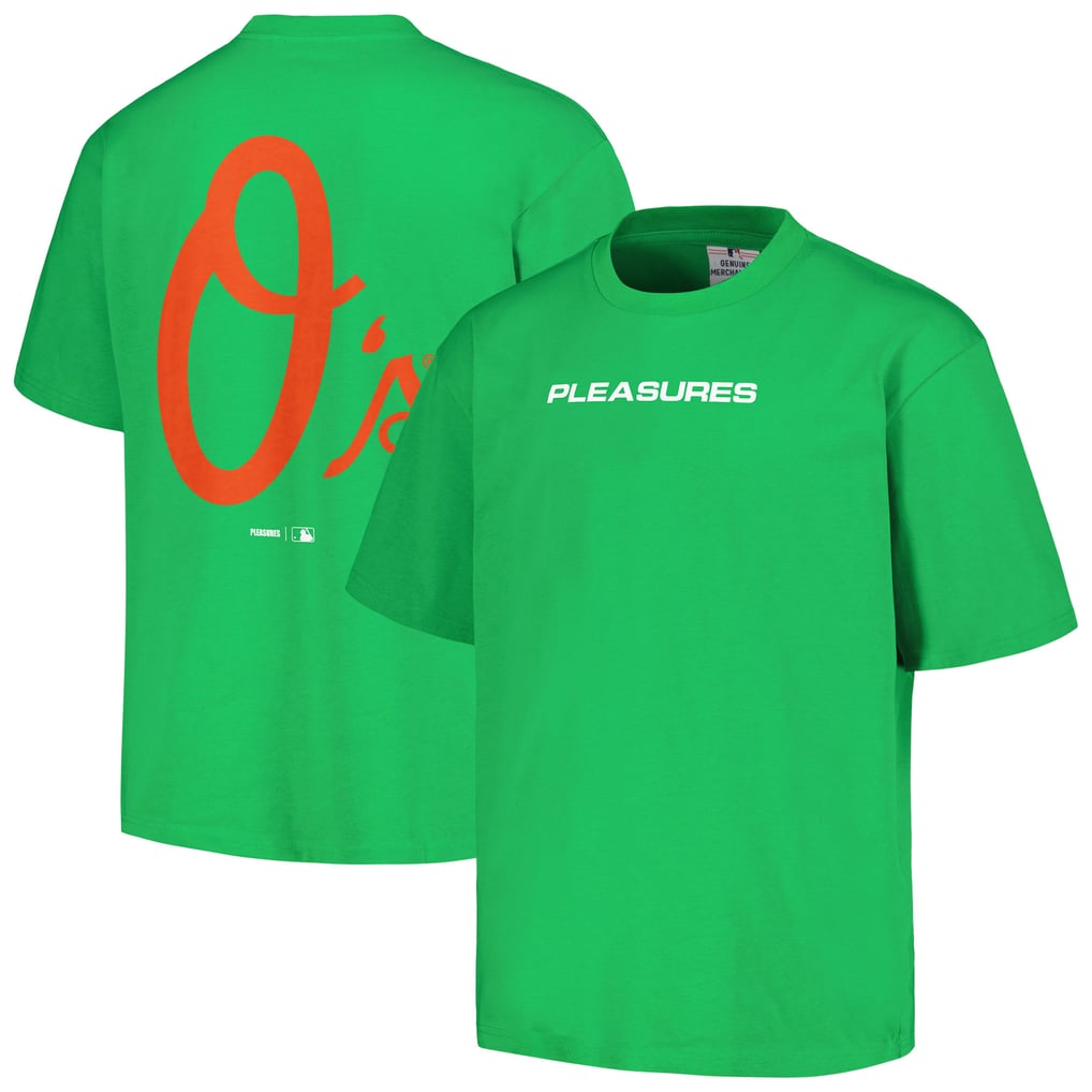  Baltimore Orioles PLEASURES Ballpark T-Shirt - Green