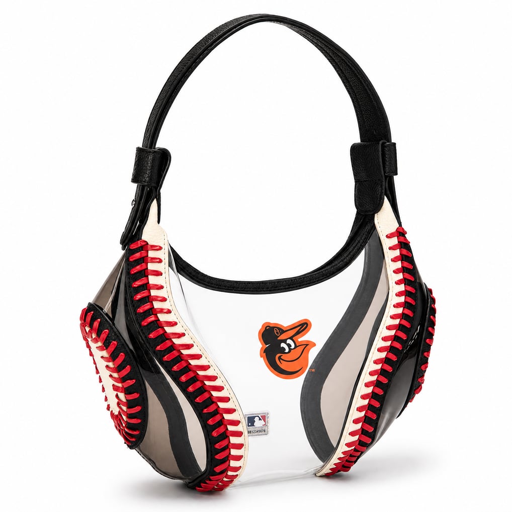 Baltimore Orioles Montana West Clear Slouchy Shoulder Bag