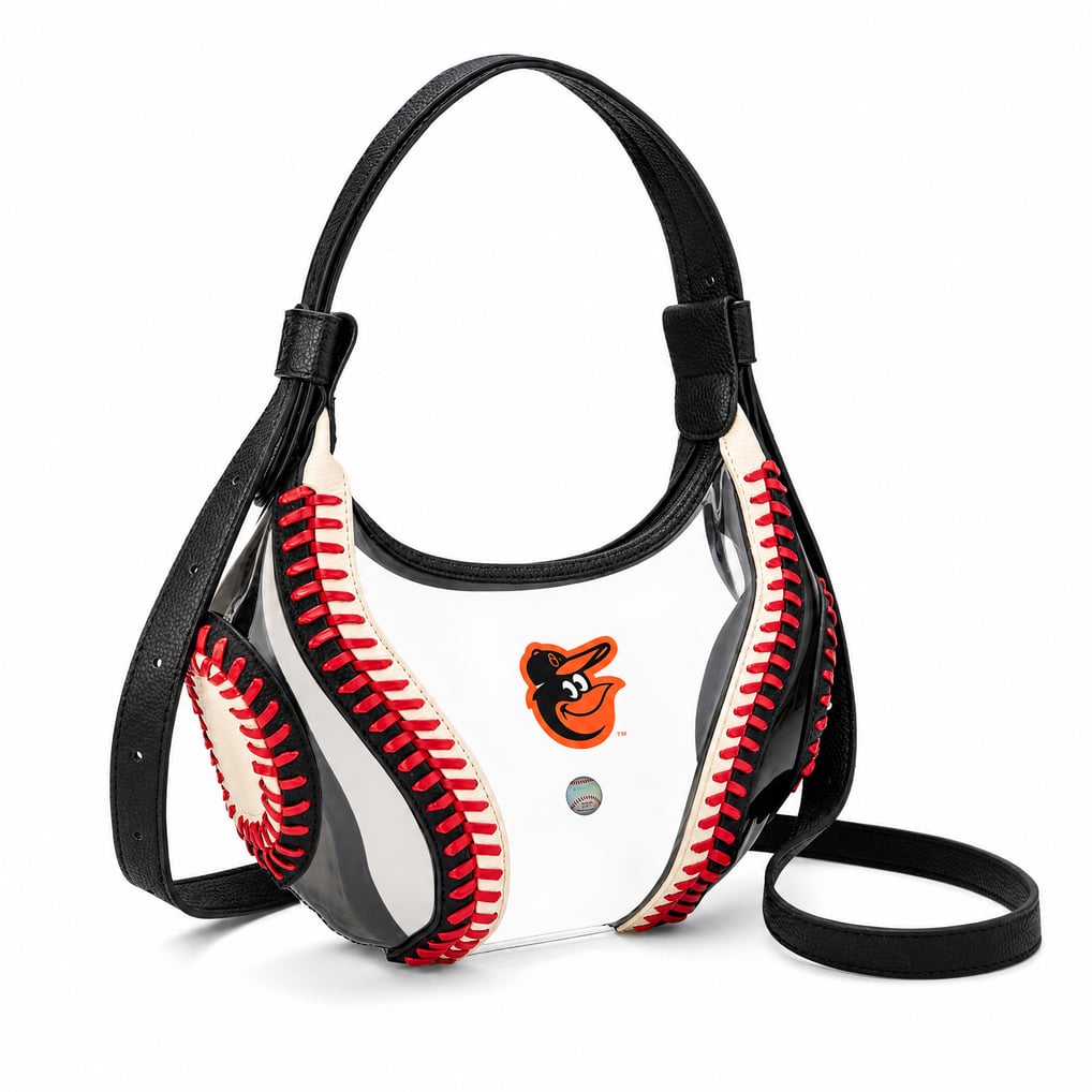 Baltimore Orioles Montana West Clear Slouchy Shoulder Bag