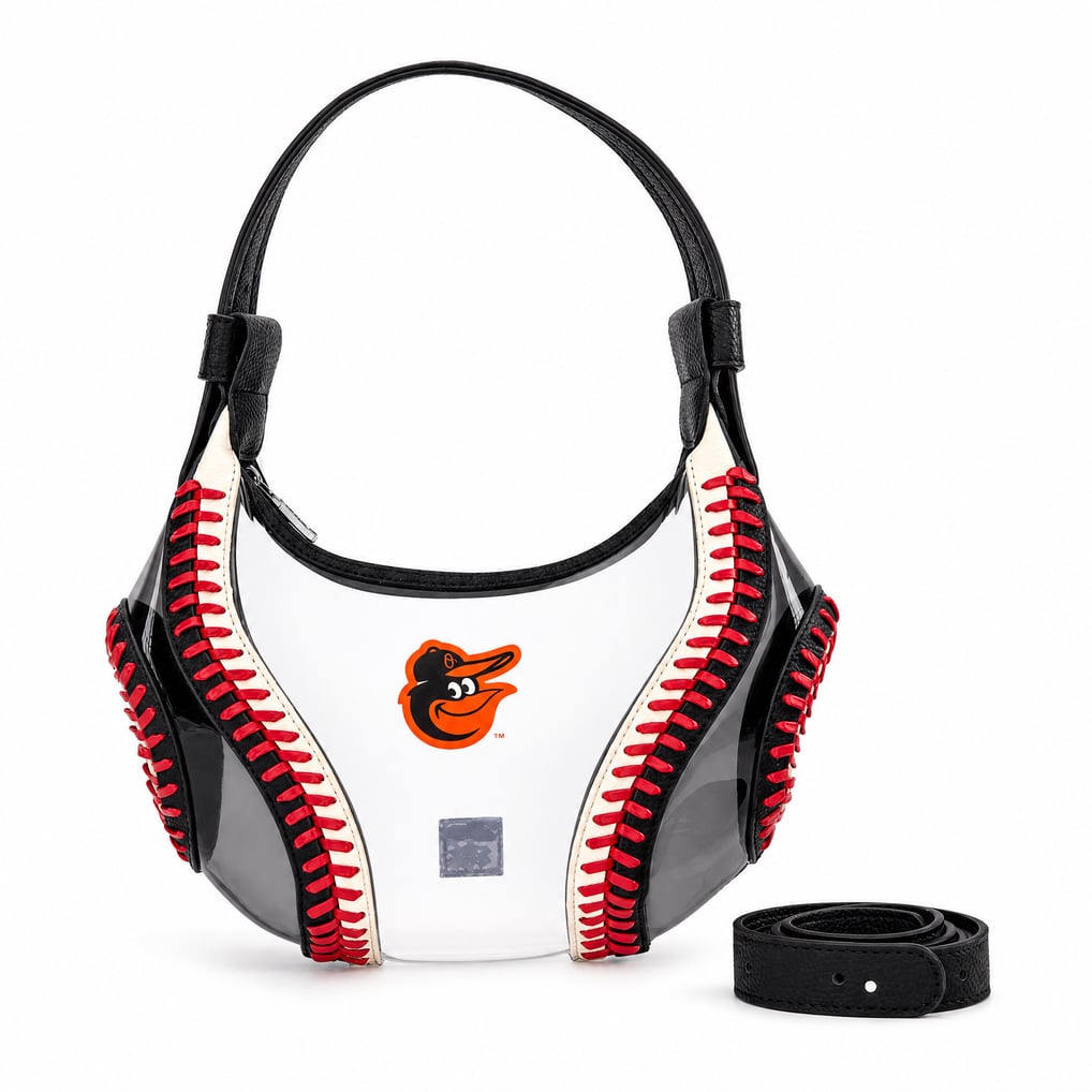 Baltimore Orioles Montana West Clear Slouchy Shoulder Bag