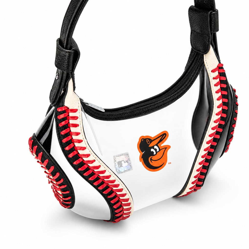 Baltimore Orioles Montana West Clear Slouchy Shoulder Bag